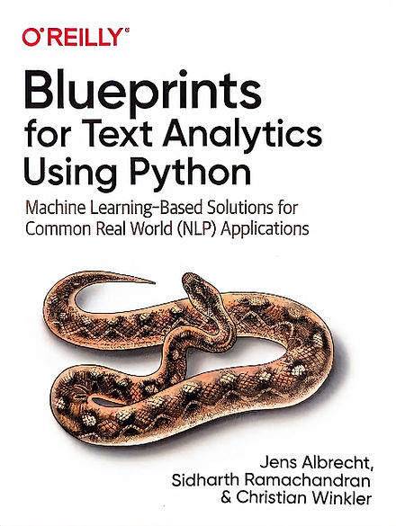 Blueprints for Text Analytics Using Python book cover